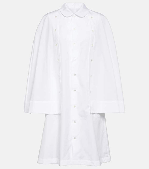 Noir Kei Ninomiya Cotton poplin shirt dress