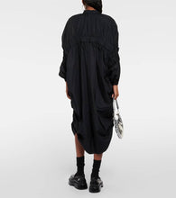 Noir Kei Ninomiya Draped cotton midi dress