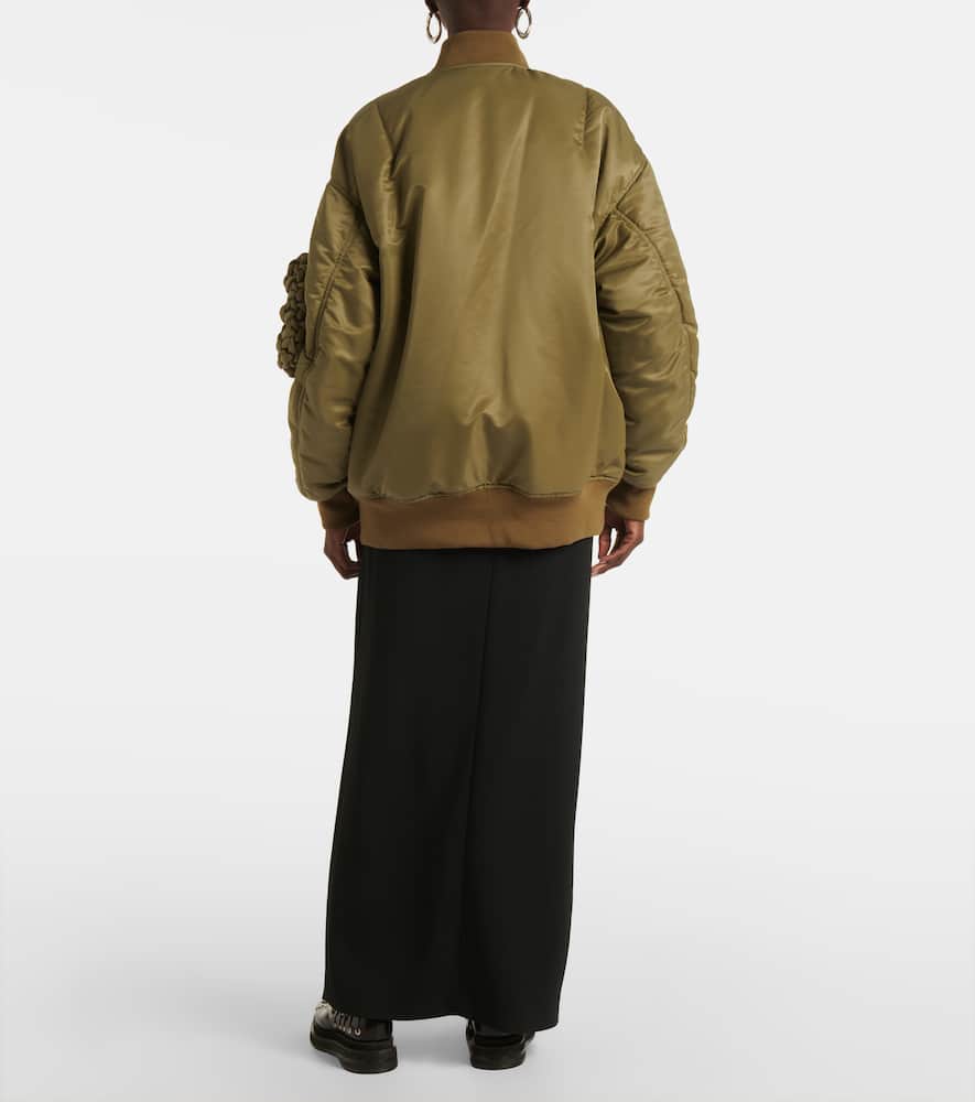 Noir Kei Ninomiya Knot-detail bomber jacket