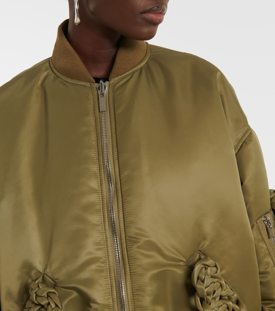 Noir Kei Ninomiya Knot-detail bomber jacket