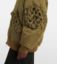 Noir Kei Ninomiya Knot-detail bomber jacket