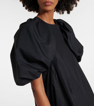 Noir Kei Ninomiya Puff-sleeve cotton poplin maxi dress