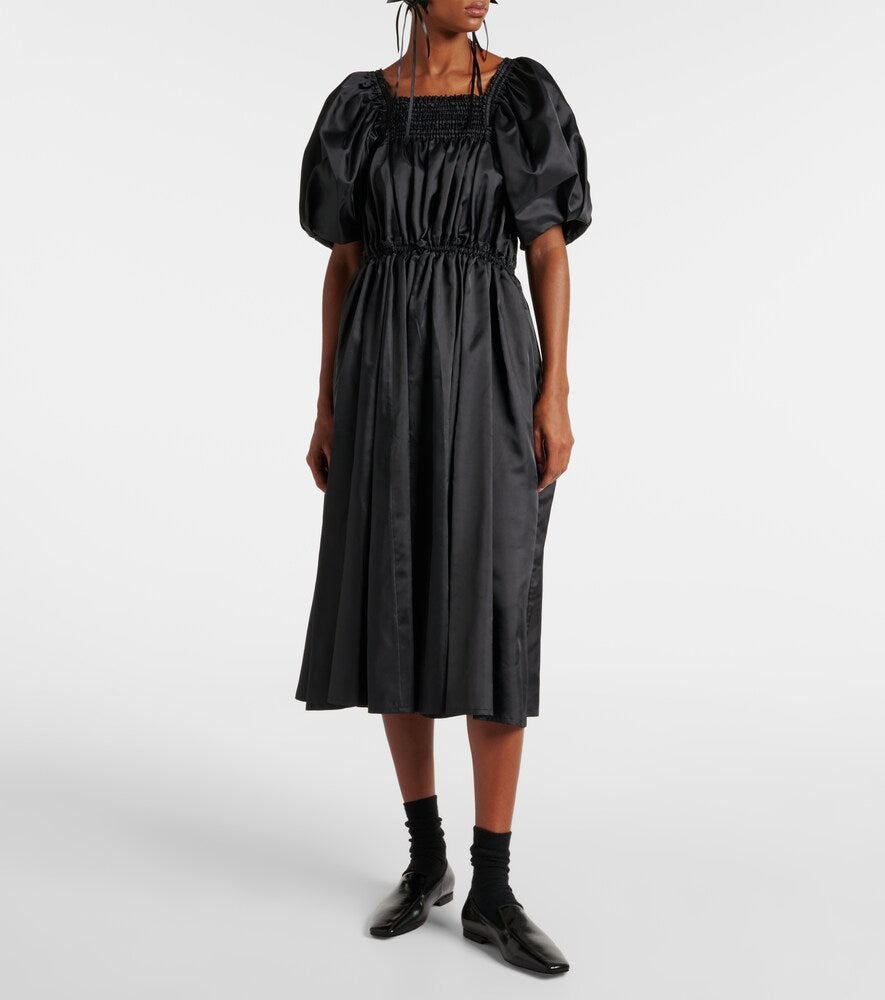 Noir Kei Ninomiya Shirred midi dress