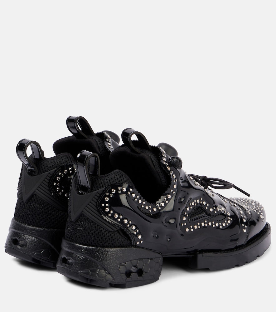 Noir Kei Ninomiya Studded brogue sneakers