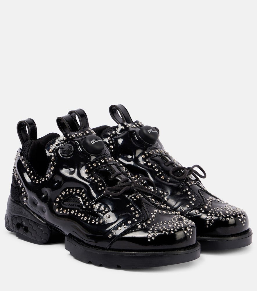 Noir Kei Ninomiya Studded brogue sneakers
