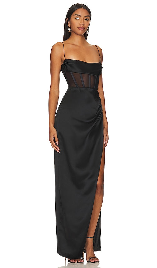 Nookie Emelie Gown in Black
