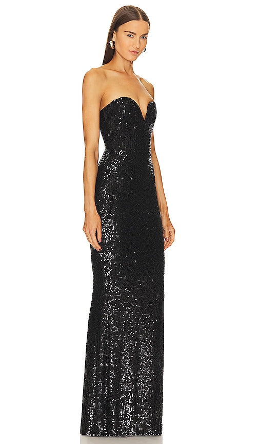 Nookie Lumiere Gown in Black