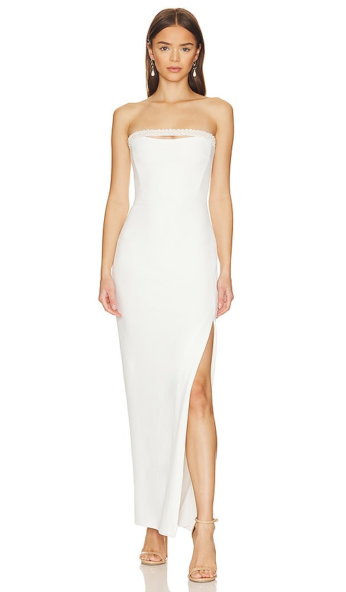 Nookie Nouveau Gown in White - Robe Nookie Nouveau en blanc - Nookie Nouveau 白色礼服 - Nookie Nouveau-Kleid in Weiß - Nookie Nouveau 가운 화이트 색상 - Abito Nookie Nouveau in bianco