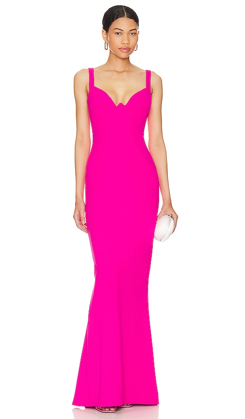 Nookie Romance Gown in Fuchsia - Robe Nookie Romance en Fuchsia - Nookie 紫红色浪漫礼服 - Nookie Romance Kleid in Fuchsia - 누키 로맨스 가운 - Abito Nookie Romance in fucsia