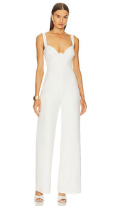 Nookie Romance Jumpsuit in White - Combinaison Nookie Romance en blanc - Nookie 白色浪漫连身裤 - Nookie Romance Overall in Weiß - Nookie Romance 점프수트 화이트 색상 - Tuta Nookie Romance in bianco