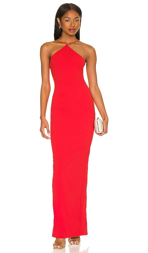 Nookie Trinity Gown in Red - Robe Nookie Trinity en rouge - Nookie Trinity 红色礼服 - Nookie Trinity-Kleid in Rot - Nookie Trinity 가운 레드 색상 - Abito Nookie Trinity in rosso