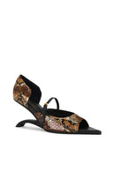 Nora Lozza High Belga Heel in Brown