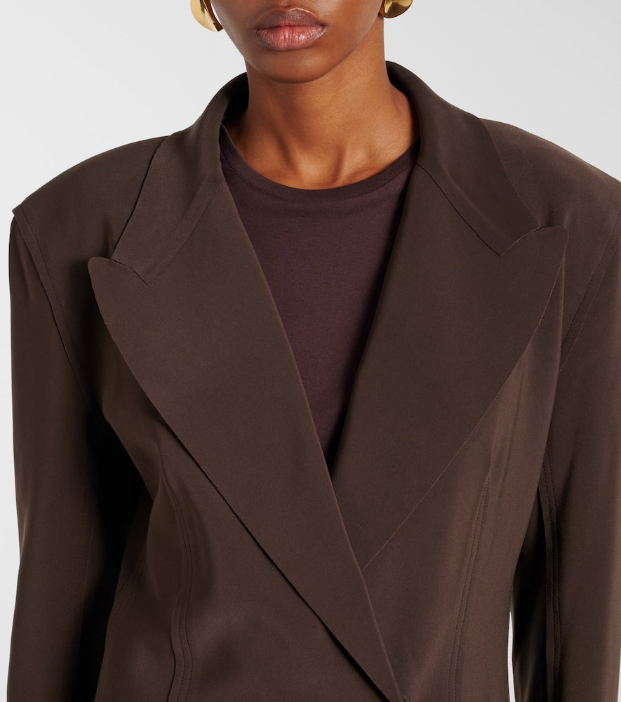 Norma Kamali Belted blazer
