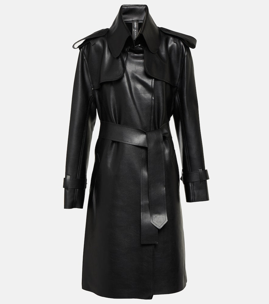 Norma Kamali Belted trench coat - Norma Kamali 配腰带风衣