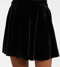 Norma Kamali Cayla ruched velvet bustier dress