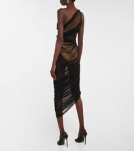 Norma Kamali Diana jersey one-shoulder midi dress