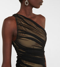 Norma Kamali Diana jersey one-shoulder midi dress