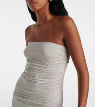 Norma Kamali Diana ruched jersey maxi dress