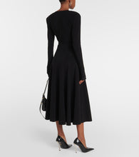 Norma Kamali Grace high-rise jersey midi skirt