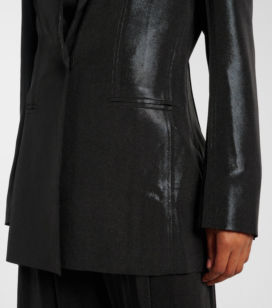 Norma Kamali Lam√É¬© blazer