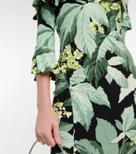 Norma Kamali Off-shoulder printed midi dress