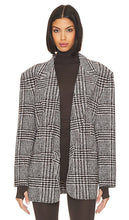 Norma Kamali Oversized Single Breasted Jacket in Chocolate
