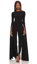 Norma Kamali Ribbon Sleeve Jumsuit in Black