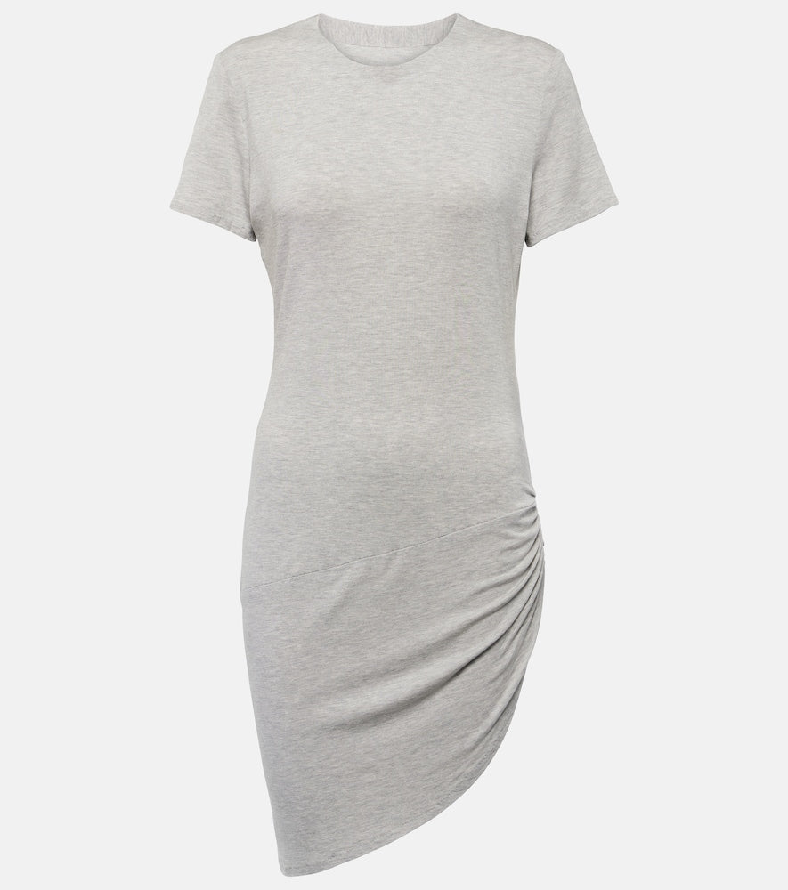 Norma Kamali Ruched jersey minidress. Norma Kamali 褶饰平纹针织迷你连衣裙