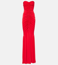 Norma Kamali Ruched strapless gown. Norma Kamali 褶饰抹胸礼服