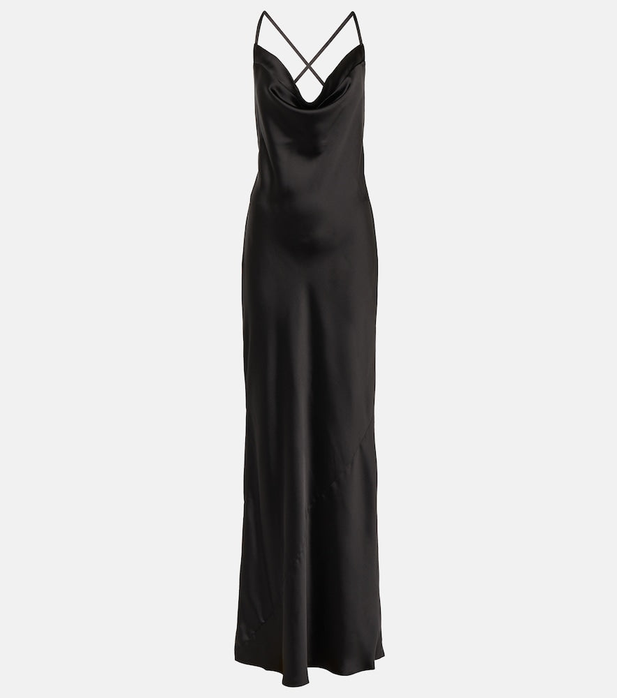 Norma Kamali Satin slip dress. Norma Kamali 缎面吊带裙