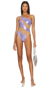 Norma Kamali Snake Mesh Mio in Lavender - Norma Kamali Snake Mesh Mio en lavande - Norma Kamali 蛇纹网布 Mio 薰衣草色 - Norma Kamali Snake Mesh Mio in Lavendel - 노마 카말리 스네이크 메쉬 미오 라벤더 - Norma Kamali Snake Mesh Mio in lavanda