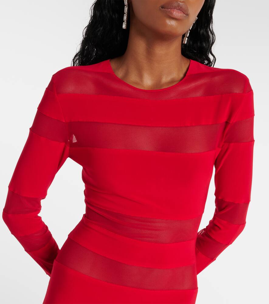 Norma Kamali Spliced gown