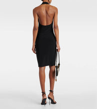 Norma Kamali Tie-detail halterneck minidress