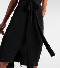 Norma Kamali Tie-detail halterneck minidress
