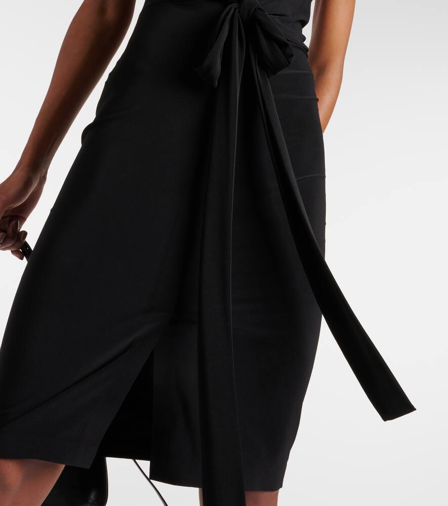 Norma Kamali Tie-detail halterneck minidress