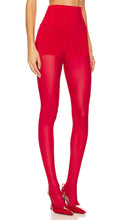 Norma Kamali x REVOLVE Legging Mesh Bottom Footsie in Red