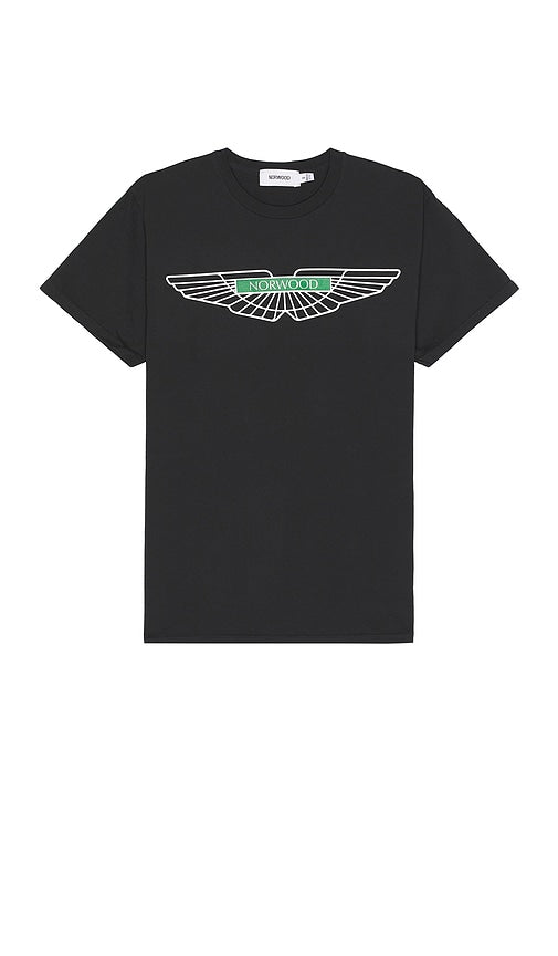 Norwood Norwood Wings Tee in Black - Norwood Norwood Wings T-shirt en noir - Norwood Norwood Wings 黑色 T 恤 - Norwood Norwood Wings T-Shirt in Schwarz - Norwood Norwood 윙스 티셔츠 - Maglietta Norwood Norwood Wings in nero