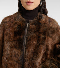 Nour Hammour Dianne cropped shearling jacket