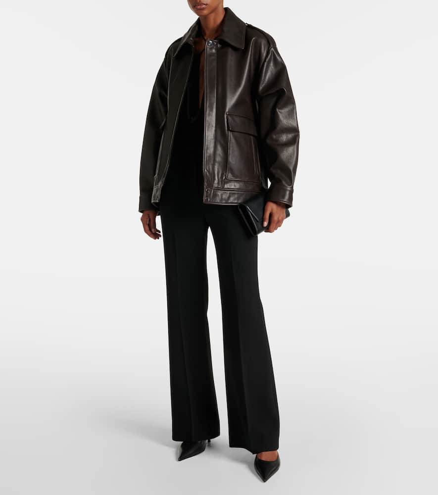 Nour Hammour Drey leather jacket