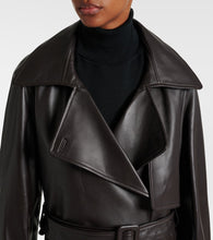Nour Hammour Hatti leather biker jacket