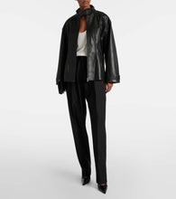 Nour Hammour Rue leather jacket