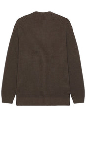 Nudie Jeans Kent Pineapple Cardigan in Brown