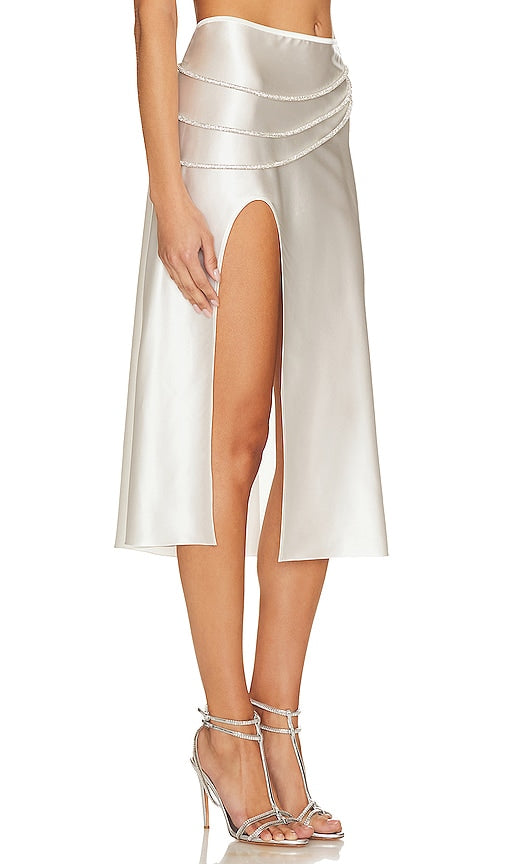 Nue Studio Laetitia Skirt in Ivory