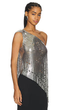Nue Studio Moonlight Top in Metallic Silver