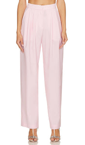 Nue Studio Rose Quarz Trousers in Pink - Pantalon Nue Studio Rose Quarz en rose - Nue Studio 粉色玫瑰石英长裤 - Nue Studio Rose Quarz Hose in Pink - 누에스튜디오 로즈쿼츠 팬츠핑크 색상 - Pantaloni Nue Studio Rose Quarz in rosa