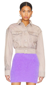 OFF-WHITE Bling Bling Baby Baggy Jacket in Lavender