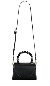 olga berg Wendy Acrylic Bead Bag in Black