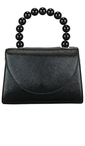 olga berg Wendy Acrylic Bead Bag in Black