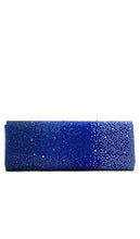 olga berg Camille Hotfix Clutch in Royal