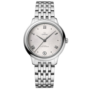 OMEGA De Ville Prestige Co-Axial Master Chronometer Silver Dial Stainless Steel Watch | 34mm | O43410342002001